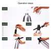 Manual Soda Siphon CO2 Dispenser Water Bubble Generator Cool Drink Cocktail Soda Machine Aluminum Bar DIY Soda Maker, Capacity: 1L(Red)