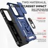 For Samsung Galaxy S24 FE 5G Sliding Camshield Holder Phone Case(Blue)