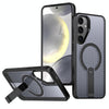 For Samsung Galaxy S25+ 5G / S24+ 5G Honeycomb Cooling MagSafe Holder Phone Case(Black)
