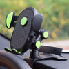 Car Dashboard Chuck Navigation Bracket Parking Number Plate(Black)