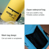 Outdoor Waterproof Dry Dual Shoulder Strap Bag Dry Sack PVC Barrel Bag, Capacity: 20L(Pink)
