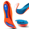 Sports Shock-absorbing Insoles Soft Bottom Sweat-absorbing Flat Arch Full Pad Heel Insoles, Size: 35-36(Yellow)