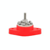 5/16 inch M8 RV Yacht 8-way Terminal Stud with 2pcs M5x20 Screws(Red)