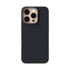For iPhone 13 Pro Max ABEEL C Carbon Fiber Series 6D Micro Relief MagSafe Phone Case(Black)