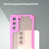For Samsung Galaxy S22+ 5G Armor Glaze PC Hybrid TPU Phone Case(Pink)