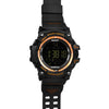 EX16 1.12 Inch FSTN LCD Full Angle Screen Display Sport Smart Watch, IP67 Waterproof, Support Pedometer / Stopwatch / Alarm / Notification Remind / Call Notify / Camera Remote Control / Calories Burned, Compatible with Android and iOS Phones(Gold)