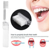 Foldable Toothbrush Set For Traveling Business Portable Hotel Transparent Storage Toothbrush, Packing: OPP Bag