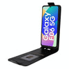 For Samsung Galaxy F06 5G / M06 5G Magnetic Vertical Flip Leather Phone Case with Buckle(Black)