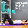 Massage Ball Plantar Fascia Ball Muscle Relaxation Fitness Ball Hand Holding Ball,Style: Green Foot Bottom + Bump Peanut Ball + 7cm Tattan
