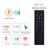 MT12 2.4G Air Mouse Remote Control with Fidelity Voice Input & IR Learning for PC & Android TV Box & Laptop & Projector