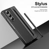 For Samsung Galaxy Z Fold6 Integrated PC + PU Phone Case with Pen / Pen Box(Black)