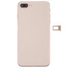 iPhone 8 Plus Back Cover Assembly (Rose Gold) - Keys, Speaker, Tray