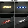 2 Sets Carbon Fiber Warning Sticker Car Anti-Collision Strip Leaf Plate Reflective Sticker Hood Light Eyebrow Anti-Collision Drops Sticker(6 PCS  (Blue))