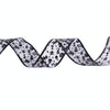 2m Halloween Decoration Gold-stamped Cartoon DIY Bow Ribbon(Black Skeleton)