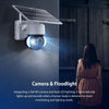 Solar Wifi PTZ Security Camera 1080P HD PIR Motion Detection Colour Night Vision