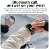 Smart Watch Ring ECG Temperature Heart Rate Blood Pressure Health Bluetooth Talking Watch, Color: Red Silicone