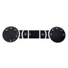 For 2005-2010 Volkswagen Touareg/Passat Steering Wheel Window AC Switch Button Repair Sticker(8pcs /Set)
