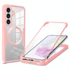 For Samsung Galaxy A36 / A56 5G CD Texture MagSafe Phone Case(Pink)
