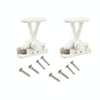 2pcs / Set RV Nylon Buffer Door Stopper with Spring(White)