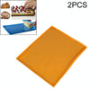 2 PCS Non-stick Cake Pad Swiss Roll Pad Baking Tools For Cakes Silicone Mat(Orange)
