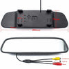 PZ604 170 Degree Car 4.3 inch Rearview Mirror Monitor with Round Camera