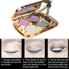 Professional  Eye Makeup Eyeshadow Palette Gold Smoky Cosmetics Makeup Palette Diamond Bright Glitter Eye Shadow(1)