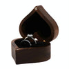 Wooden Heart Shape Ring Box Jewelry Storage Box Wedding Valentine Gift Box, Spec: RB529-C5
