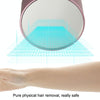 2pcs Manual Compact and Portable Double-sided Nano Hair Removal Foot Scrubbers(Rose Gold)
