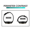 SKMEI 1731 Triplicate Round Dial LED Dual Time Digital Display Luminous Electronic Watch(Gold and Black)