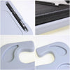Multi-function Car Steering Wheel Computer Card Table Box Car Tray Desktop Computer Desk Car Laptop Table Dining Table Shelf Desk Auto Accessories(Grey)