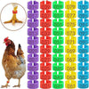 100 Numbered Poultry Leg Rings 16mm - Chicken, Duck, Goose, Pigeon