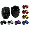 2 Pairs Motorcycle Modified Accessories Anti-Drop Cup CNC Aluminum Alloy Anti-Collision And Shock Absorbing Front Fork Cup(Purple)
