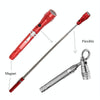 2 PCS 1W Flexible Magnet Camping Fishing Telescopic 360 Degrees Head Flashlight Outdoor Torch Magnetic Pick Up Tool Lamp(Red)