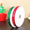 Christmas Gift Box Flowers Packing Coloured Ribbon , Size: 91m x 2cm (Green)