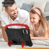 For Samsung Galaxy Tab S7 Boxing Series Kickstand EVA Shockproof Tablet Case with Shoulder Strap(Black Red)