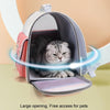 Large Breathable Cat Backpack Carrier Pink - Holds 7.5kg