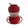 Hanging Wild Bird Feeder - Red - Detachable & Easy Clean