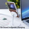For Samsung Galaxy Z Flip5 5G Electroplated PC Sheepskin Invisible Magnetic MagSafe Folding Phone Case(Brown)