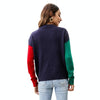 Women Small Snowflake Christmas Knit Sweater, Size: S(Dark Blue)