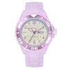 SANDA 1053 Womens TPU Strap Dual Display Waterproof Electronic Watch(Taro Purple)