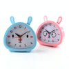 Creative Rabbit Shape Student Child Bedside Alarm Clock(White)