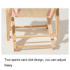 Wooden Craft Mini Desktop Ornament Photography Toys Beach Chair Phone Holder, Style: Bear