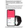 T98 2.04 inch IP68 Waterproof Bluetooth Call Smart Watch, Support Blood Oxygen Monitoring(Blue)
