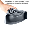 For Tesla Model3/Y Central Water Cup Limiter Silicone Coaster(Black)
