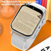 UNIWA X1S 1.9 inch IP67 Waterproof 4G Android 8.1 Dual Cameras Smart Watch Support Temperature Measurement, Specification:2G+16G(White)
