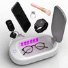HE01 Sterilization Box  Mobile Phone Disinfection Box UVC Ultraviolet Sterilization Lamp(Grey Lid)