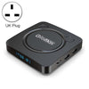 G96max Smart 4K HD Android 11.0 TV Box, Amlogic S905W2 Quad Core ARM Cortex A35, Support Dual Band WiFi, HDMI, RJ45, Capacity:4GB+64GB(UK Plug)