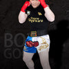 ZhuoAo Muay Thai/Boxing/Sanshou/Fighting Shorts for Men and Women, Size:XXL(Pretty Green)
