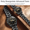 1pair OLEVS 5563 Couple Luminous Waterproof Quartz Watch(Black)