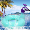 Blue Peacock Swimming Ring Adult Children Inflatable Seat Ring Lifebuoy, Size:90cm